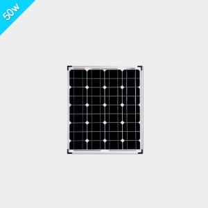 50W单晶硅玻璃太阳能电池板