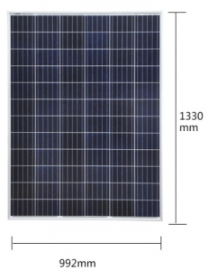 河南24V蓄电池专用200W太阳能电池板