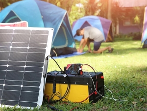 太阳能板在露营上的应用
