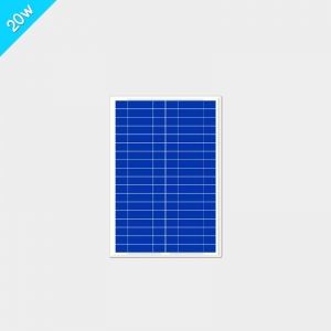 20W多晶硅太阳能电池板