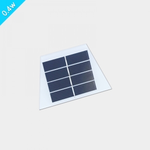 深圳迪晟厂家直销4V0.4W梯形多晶玻璃太阳能板 家用小型发电设备太阳能电池板