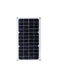 12V10W太阳能板 单晶硅太阳能充电板  户外移动电源太阳能光伏发电板