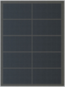 四川5.5V0.6W指纹锁太阳能板.