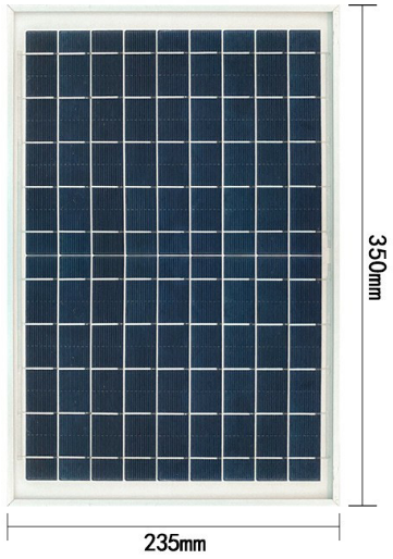 迪晟10w9v可充电铝框太阳能光伏组件 A极电池片光伏板多晶太阳能板